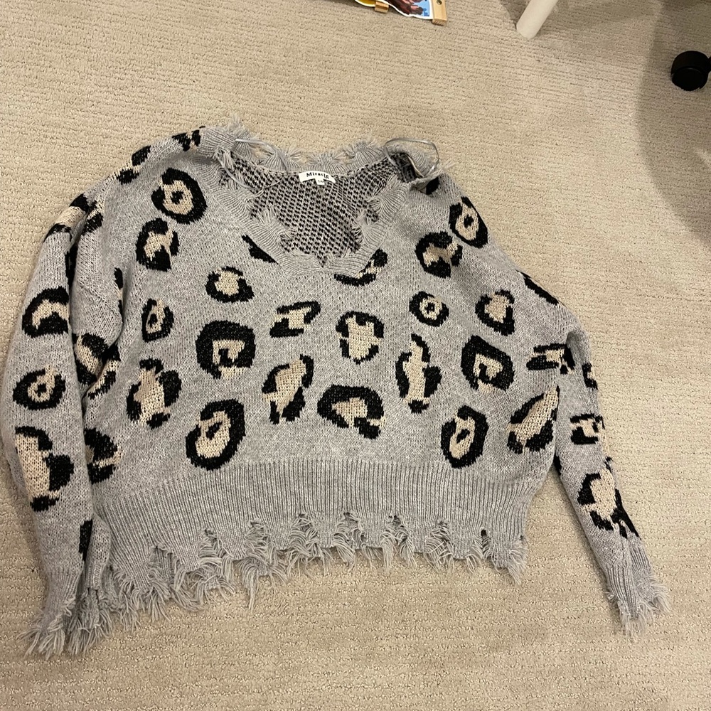 Leopard sweater